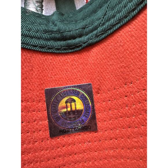 University of Miami Hurricanes Canes Hat Embroidered Logo Green U Signatures! - Picture 7 of 8